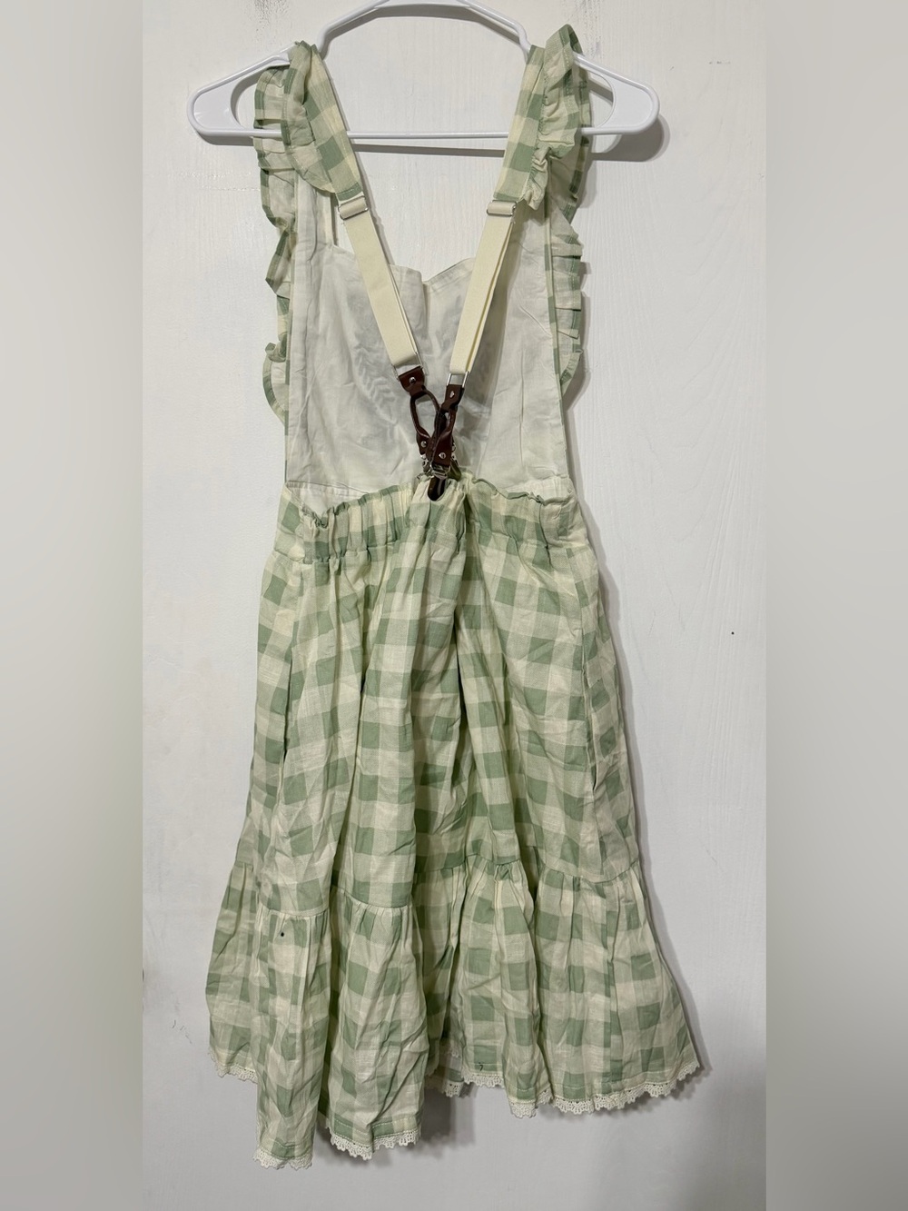 Her Universe My Neighbor Totoro Gingham Pinafore Skirtall Dress Plaid Hot Topic - Picture 10 of 15